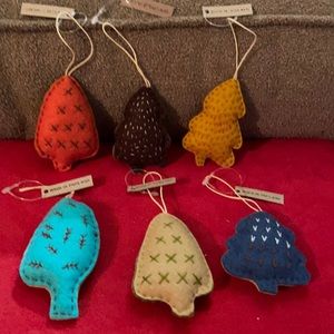 Felt Christmas Tree Ornament Lot!